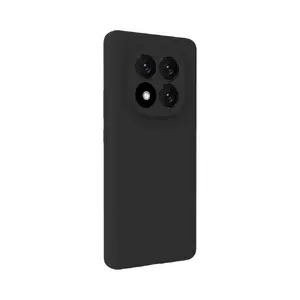 Магнитный силиконовый чехол с soft-touch для Xiaomi Redmi Note 15 5G от Evelatus — черный