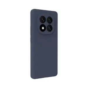 Магнитный силиконовый чехол с soft-touch для Xiaomi Redmi Note 15 5G Premium от Evelatus — тёмно-синий