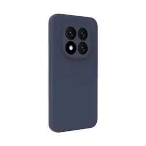 Защитный магнитный силиконовый чехол soft-touch для Xiaomi Redmi Note 15 Pro 5G от Evelatus — тёмно-синий