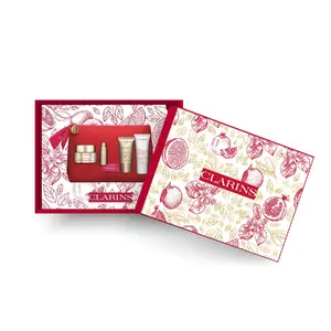 Skincare gift set Clarins Nutri-Lumière 2022 — anti-ageing brightening moisturizing pack (5 pcs)