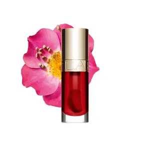 Lūpu balzams-skrubs Clarins Lip Comfort Oil 08 Strawberry, 7 ml, sievietēm, sarkans tonis