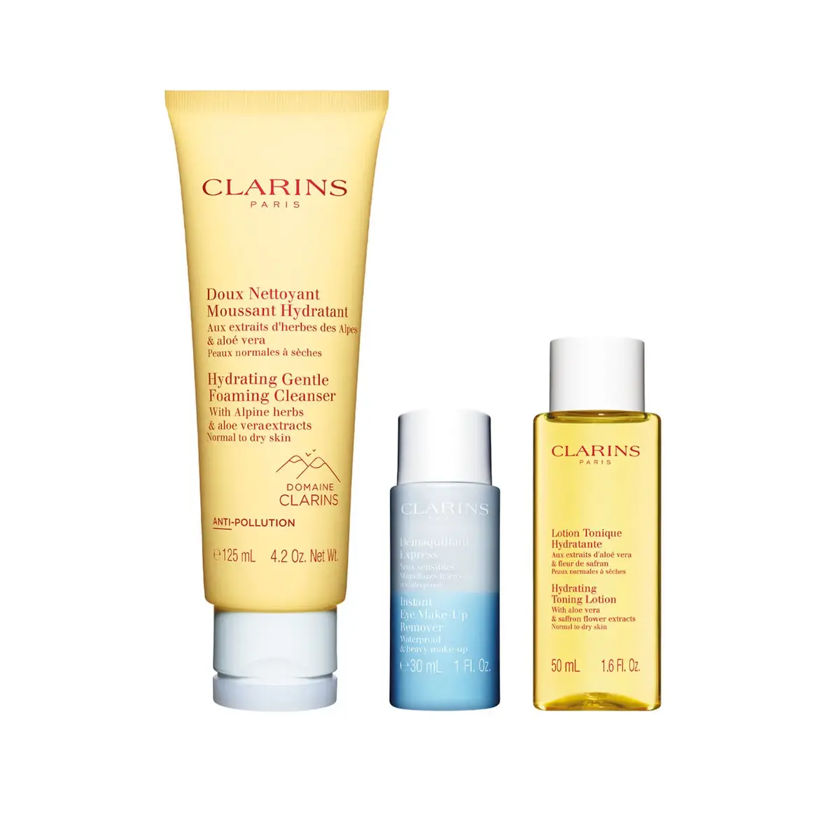 Clarins Essenziali Detersione Delicata — 3-piece cleanser set Photo 2