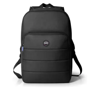 Mugursoma Port Designs ECO PORTLAND II priekš 40.6 cm (16") portatīvajiem datoriem, melna, 1 priekšējais kabata, 360 g