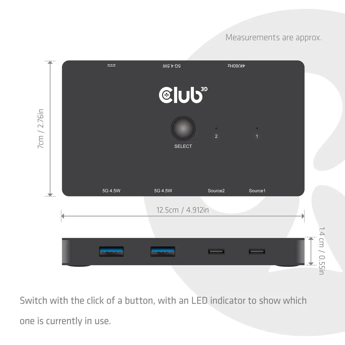 CLUB3D CSV-2512 KVM switch CSV-2512 Photo 4