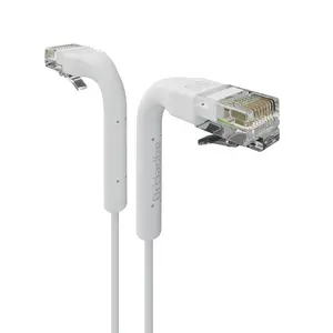 Patch cable Broadbe Slim Patch Cable 5G White 0.1m — slim patch cord, 0.1 m, white, 5 GHz compatible