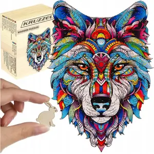 Wooden Puzzle Kruzzel model 24552 by Kruzzel — educational wooden jigsaw puzzle