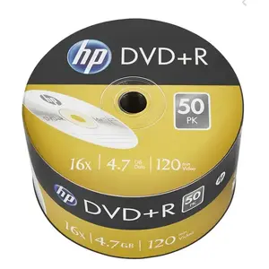 Blank DVD+R discs VERBATIM 4.7 GB 16x 120 mm 50-pack Cakebox