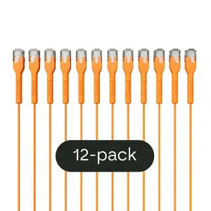 Patch cable Broadbe Slim Cat6 5G Orange 3 m — pack of 12