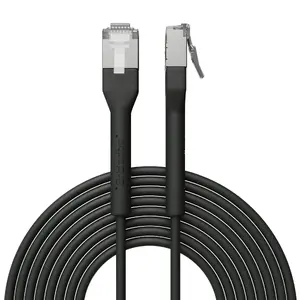 Patch cable Broadbe Slim 10G Cat6A 2 m, black