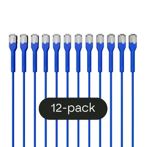 Patch cable Broadbe Slim Patch Cable 10G Blue 2m — Cat6A slim, pack of 12