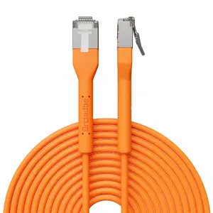 Ethernet patch cable Broadbe Slim Patch Cable 10G Cat6A 8 m orange
