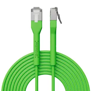 Patch cable Broadbe Slim Cat6A 10G, green, 3 m