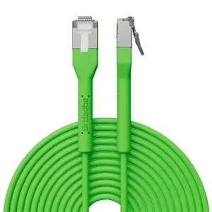 Patch cable Broadbe Slim Cat6A 10G, green, 5 m