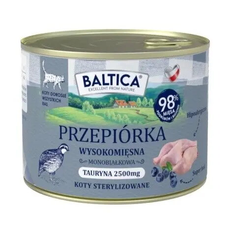 Mitrs kaķu barība BALTICA Adult ar