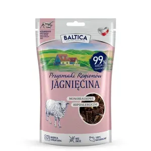 Влажное лакомство для собак BALTICA PRZYSMAKI REGIONÓW полувлажное ягнёнок 80 г, гипоаллергенное, без сои и глютена