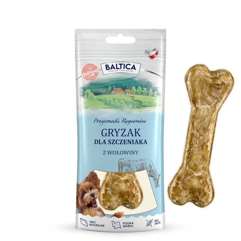 Suņu košļene BALTICA liellopa, 1 gab