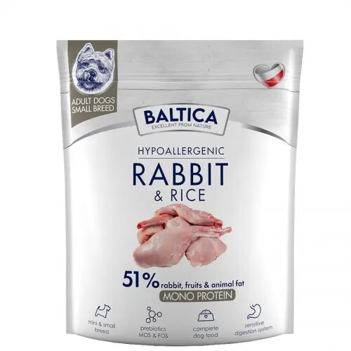 Sausais barības produkts suņiem BALTICA Hypoallergenic
