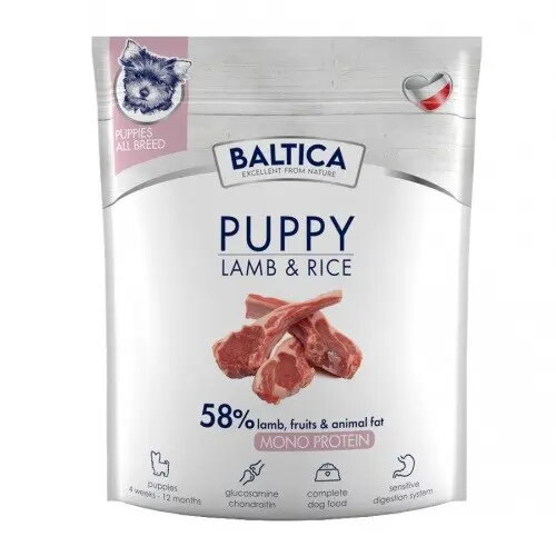 Sausais barības produkts kucēniem BALTICA Hypoallergenic