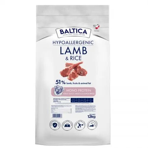 Sausais barības produkts suņiem BALTICA Hypoallergenic