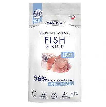 Sausais barības maisījums suņiem BALTICA Hypoallergenic