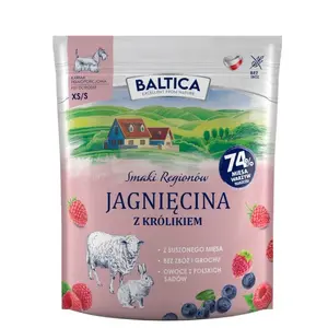 Консервы для собак BALTICA Jagnięcina z królikiem XS/S 1 кг — ягнёнок с кроликом для взрослых мелких пород