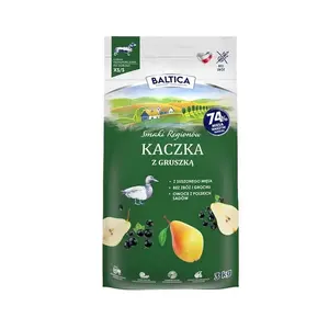 Sausais suņu barība BALTICA SMAKI REGIONÓW Pīle ar bumbieri XS/S 3 kg — bez graudiem, 27% olbaltumvielu, 16% tauku