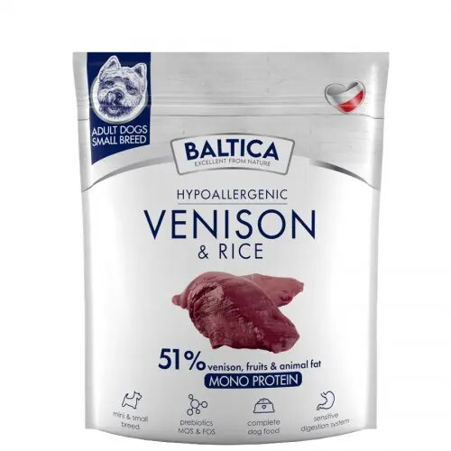 Sausais barības maisījums suņiem BALTICA Hypoallergenic