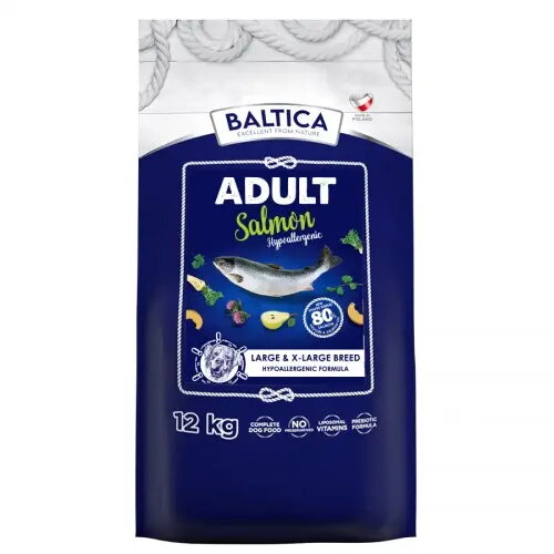 Sausais barība suņiem BALTICA Adult Salmon
