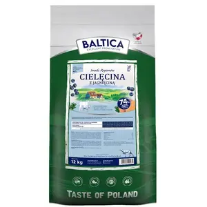 Dry dog food BALTICA Cielęcina z jagnięciną M/L 12 kg pouch — Adult, Veal & Lamb, Protein 28%, Fat 15%