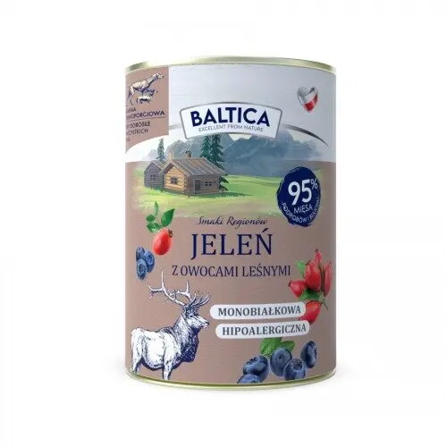 Mitra barība suņiem BALTICA Jeleń z