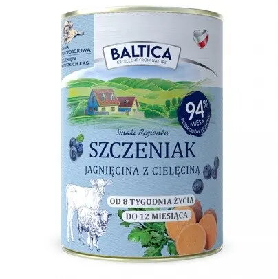 Mitrs barības produkts kucēniem BALTICA paštē