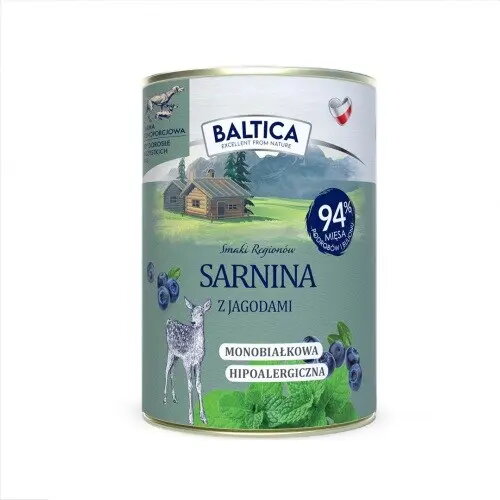 Mitrs suņu barības BALTICA patejs ar