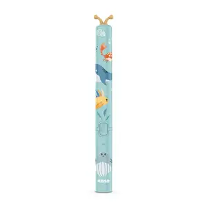 Electric children's toothbrush neno Pulito — compact rechargeable vibrating brush, 2 brush heads, massage mode, 2‑min timer, Li‑Ion battery