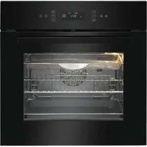 Built-in electric oven BOMANN EBO 7912 — 67 L, 3650 W, touch control, pyrolytic cleaning, black
