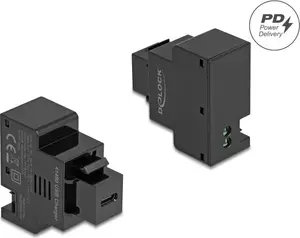 Кит-модуль DELOCK USB-C с питанием PD 20W чёрный