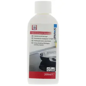 Hob cleaner SCANPART 1110000004, liquid 200 ml for glass, ceramic, halogen and induction hobs