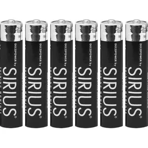 Baterijas Sirius AAAA 6 gab. (modelis 88815) - vienreizlietojami alkālie elementi