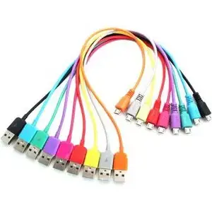 USB-A uz microUSB kabelis 4WORLD 1 m oranžs