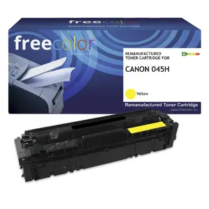 Картридж с тонером FREECOLOR K18166F7 совместимый с Canon, желтый, ресурс 2200 стр., 1 шт.