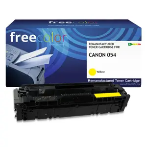 Картридж тонерный FREECOLOR K18636F7 совместимый с Canon, желтый, ресурс 6000 страниц, 1 шт