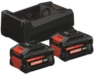 Battery Starter Set Bosch EXPERT 18V Li‑Ion 2 × 5.5 Ah with Fast Charger (1600A0373P)