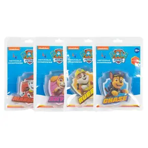 Siltā/aukstā želejas kompresu komplekts Paw Patrol, 4 gab. — atkārtoti lietojamas želejas plāksnes
