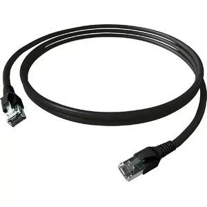 Tīkla kabelis EASYLAN CP1KSBSBS0020 Cat6a S/FTP (S‑STP) 2 m RJ-45—RJ-45 melns