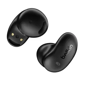 Austiņas Belkin SoundForm Anywhere — in-ear vadu un bezvadu (USB-C, Bluetooth), melnas, 4 g