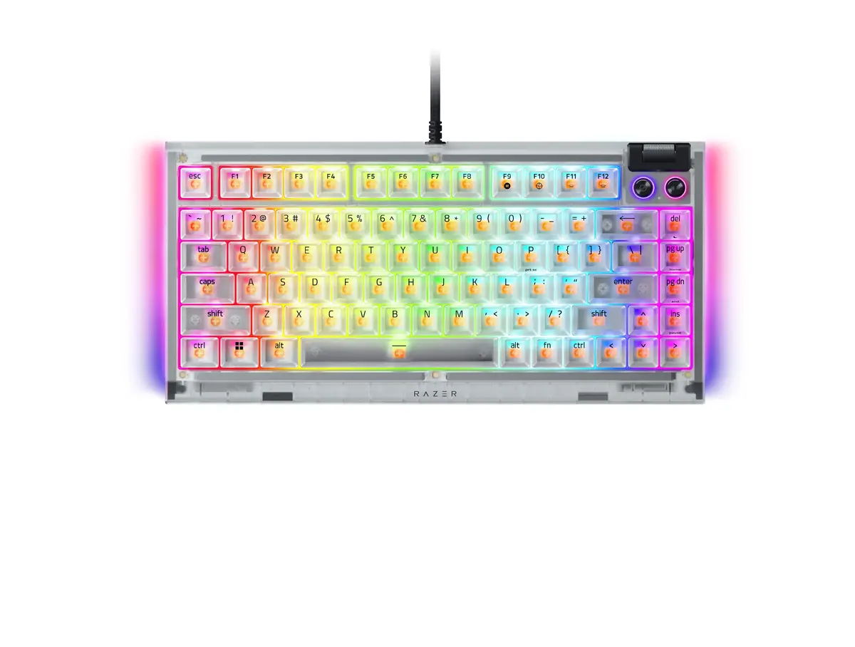 Razer BlackWidow V4 75% механическая игровая клавиатура Photo 5