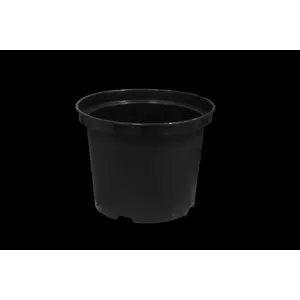 Flowerpot BESK round black 19 cm diameter 3.6 L capacity