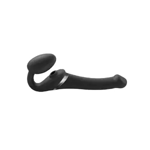 Strap-on-me couple vibrator Multi Orgasm, ambidextrous strap-on with 3 motors, 147 mm insertable length, 34 mm diameter, built-in rechargeable battery