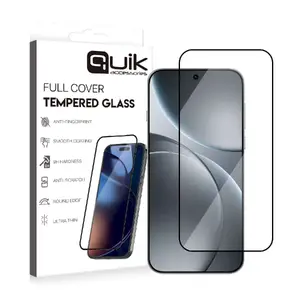Защитное стекло Quik Full Cover для Oppo Find X9 Pro (модель QK-TG-OPPO-FX9PR)