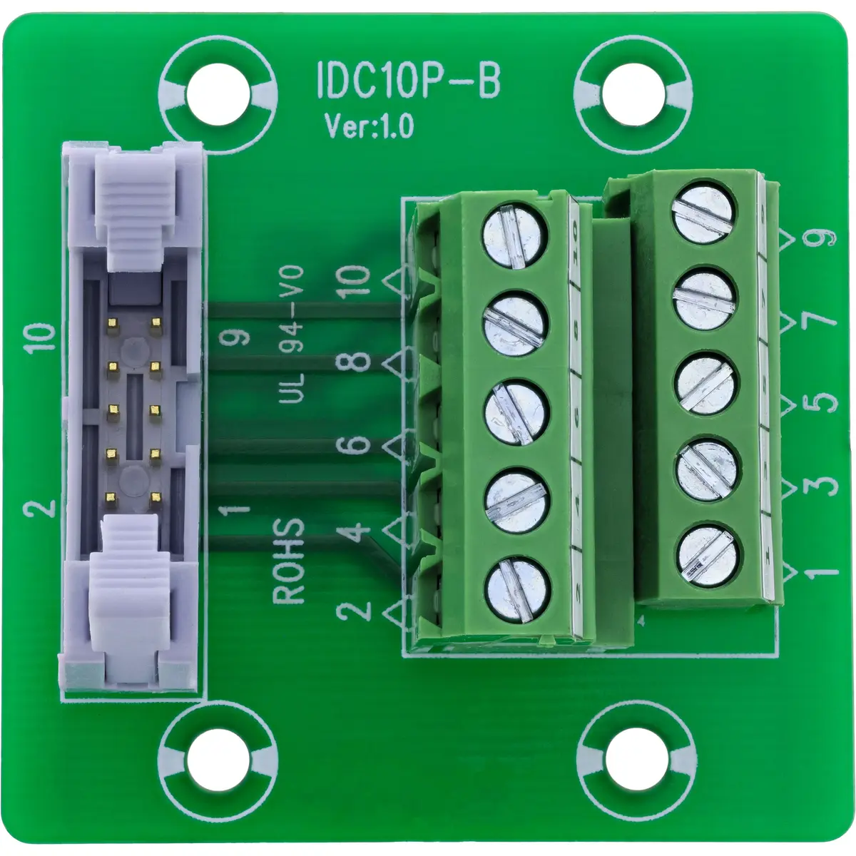 InLine 92504O Wire Connector IDC 10 to 5-Terminal Block Photo 8