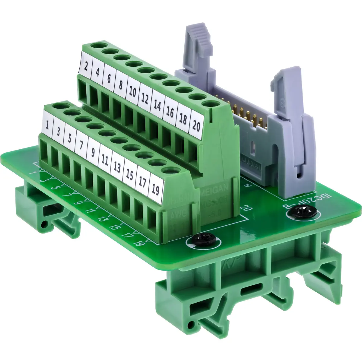 InLine 92504P IDC 20 to 10-Terminal Wire Connector Photo 7